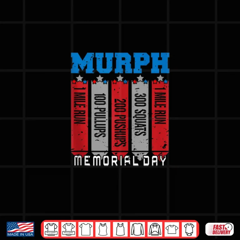 Design Memorial Day Murph WOD Workout Cross Fitness Professional Shirt