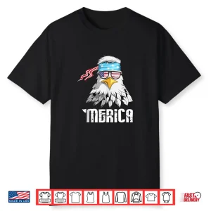 Merica Fourth Of July America Usa Flag Patriotic Memorial Day Shirt