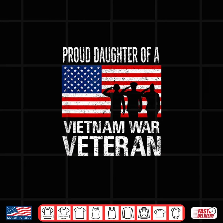 Design Proud Daughter Of A Vietnam War Veteran Professional Shirt