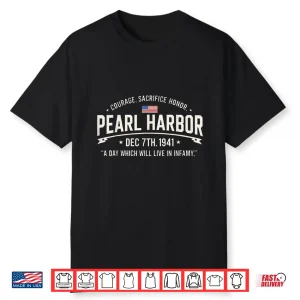 Remember Pearl Harbor Memorial Day December Seventh Nineteen Forty One Shirt