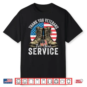 Thank You Veterans For Your Service Veterans Day Professional Shirt