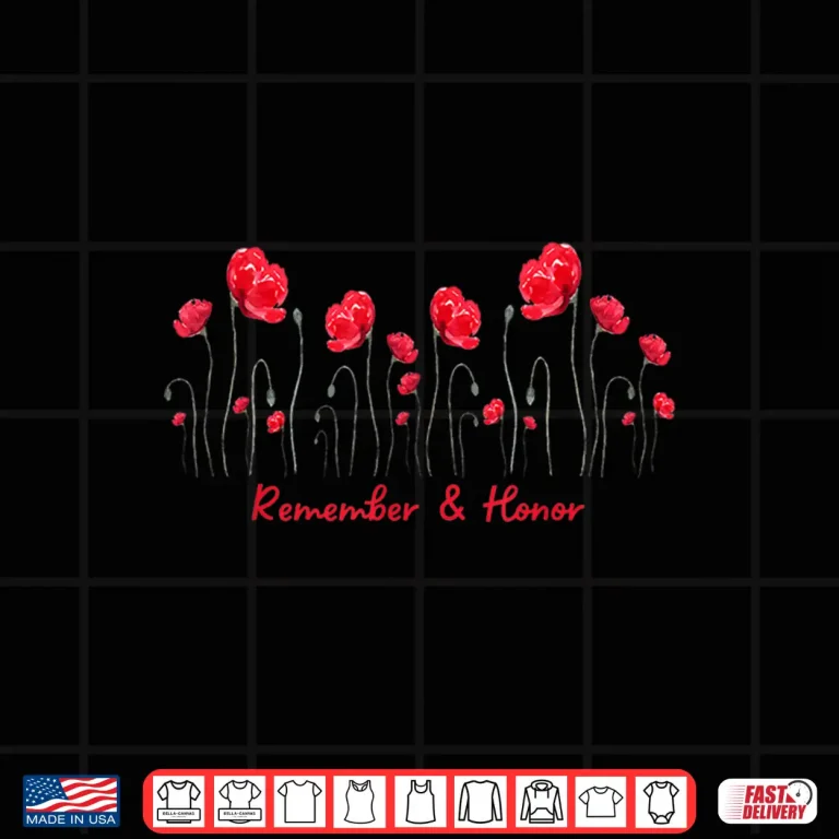 Design Veterans Day Twenty Twenty Three USA Red Poppy Military Shirt