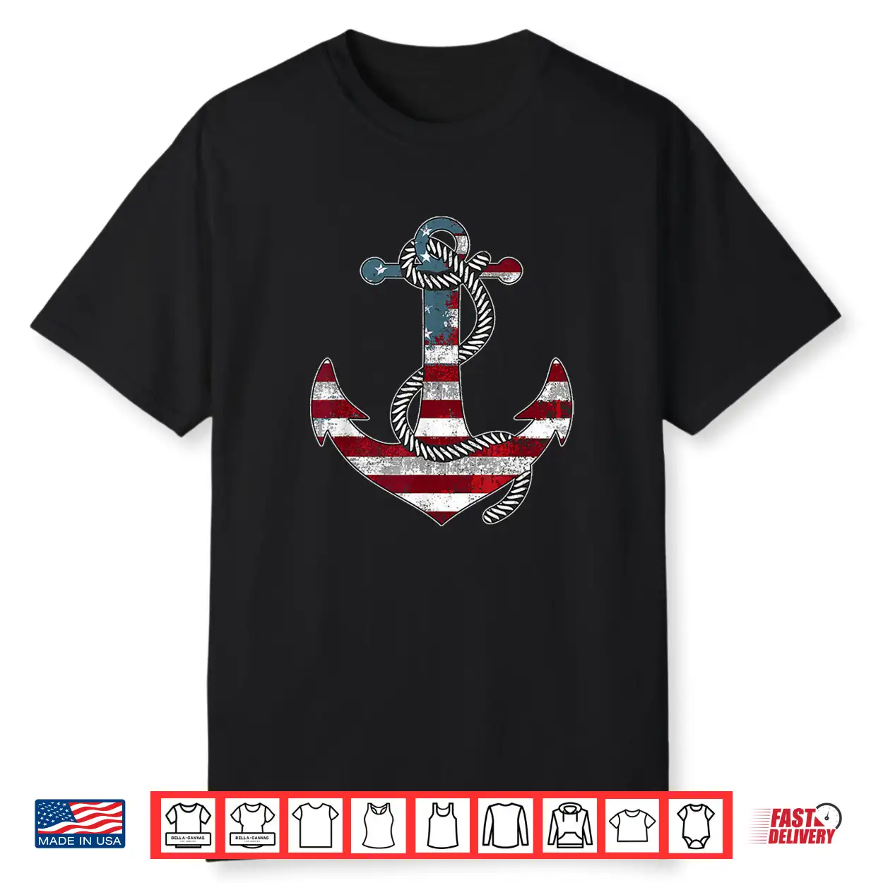 American Flag Anchor Memorial Day Honor Veterans Shirt American Flag Anchor Memorial Day Honor Veterans Shirt