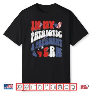 Fourth Of July Pregnancy Announcement Baby Reveal Shirt