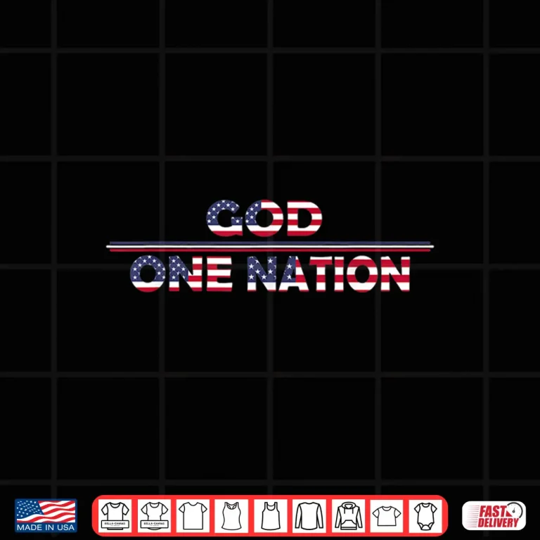 Design God One Nation Under God Patriotic Christian Professional Shirt