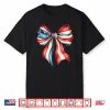 Memorial Day Cute Usa Flag Bow Coquette Professional Shirt