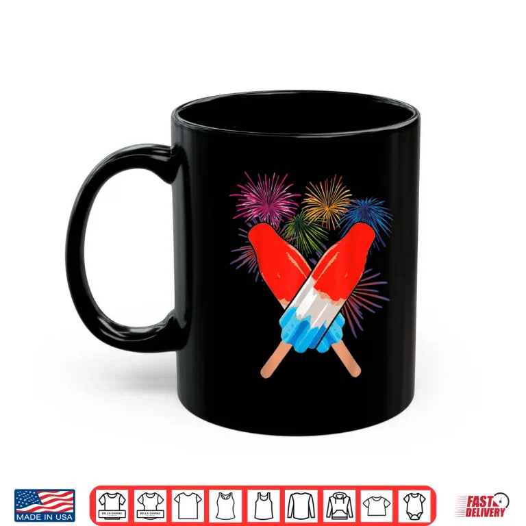 Mug Memorial Day July Fourth Holiday Patriotic Rocket Pop Shirt