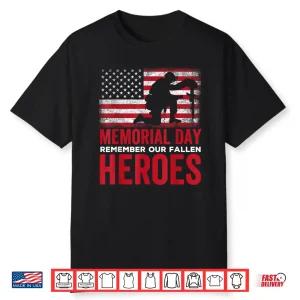 Remember Our Fallen Heroes Professional Memorial Identity Shirt