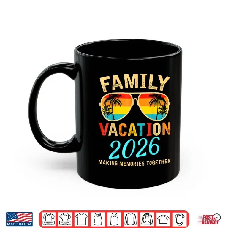 Mug Family Vacation Twenty Twenty Six Beach Matching Summer Shirt