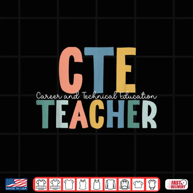 Design Boho CTE Teacher Career and Technical Education Shirt