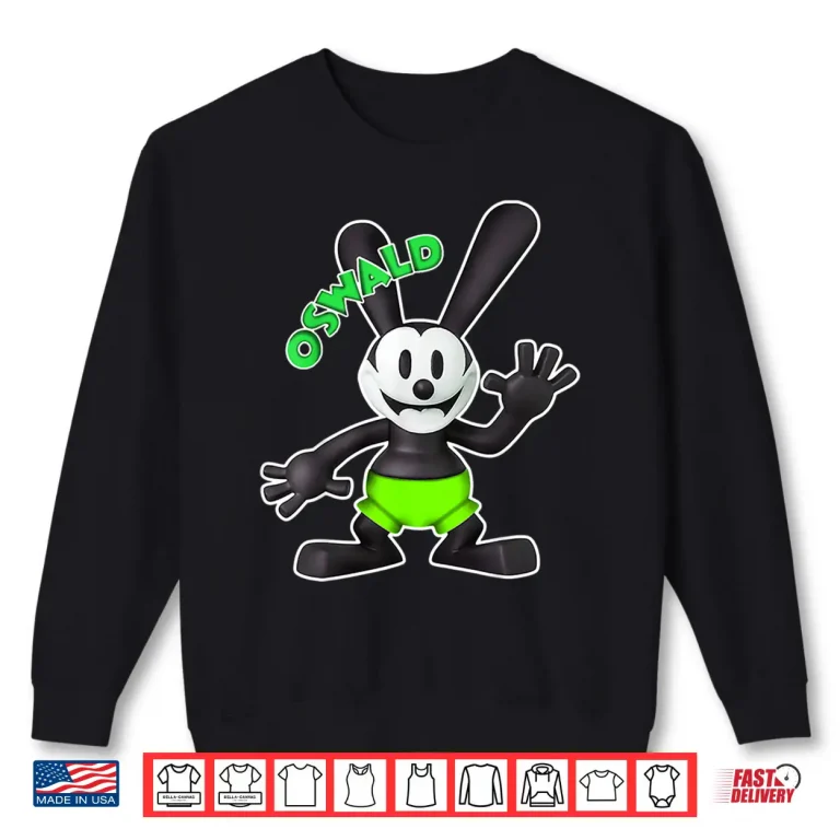Sweatshirt Oswald Rabbit Vintage Cartoon Nineteen Twenty Seven Shirt
