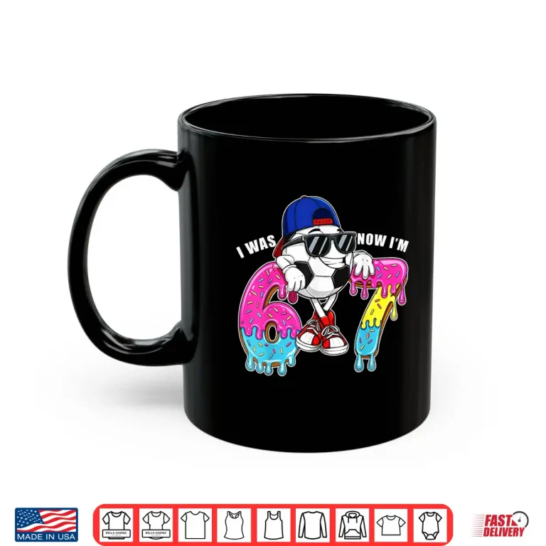 Mug Seventh Birthday I Was Six Now Im Seven Kids Soccer Shirt