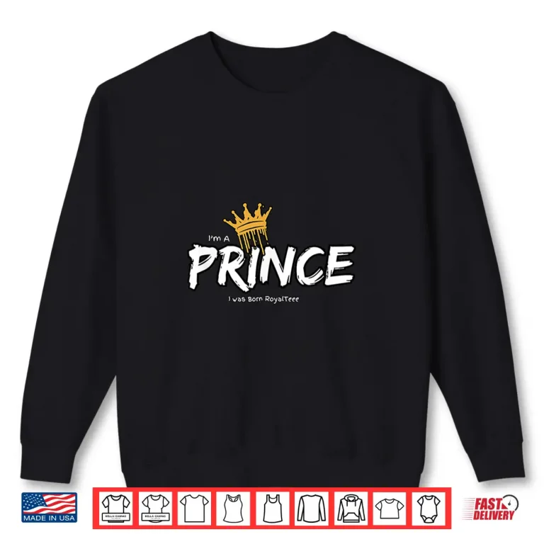 Sweatshirt Prince Professional Minimalist Modern Graphic Identity Shirt
