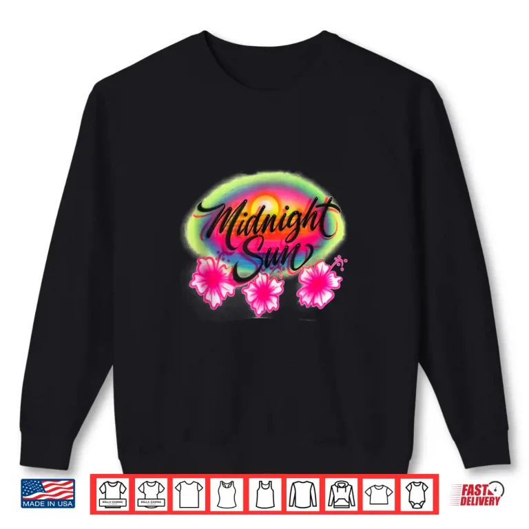 Sweatshirt Vintage Retro Larsson Midnight Sun Professional Graphic Shirt