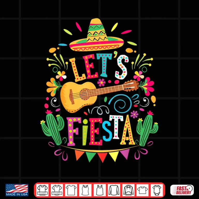 Design Lets Fiesta Mexican Family Fiesta Squad Cinco De Mayo Kid Shirt
