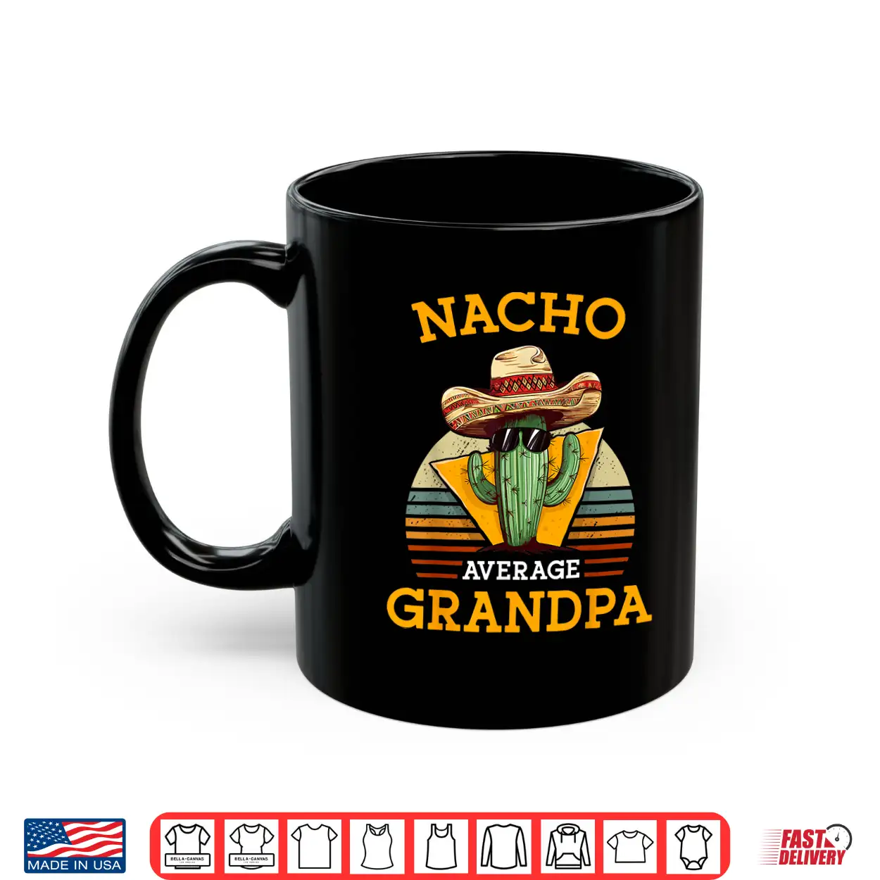 Nacho Average Grandpa Funny Mexican Papa Retro Cinco De Mayo Shirt Nacho Average Grandpa Funny Mexican Papa Retro Cinco De Mayo Shirt