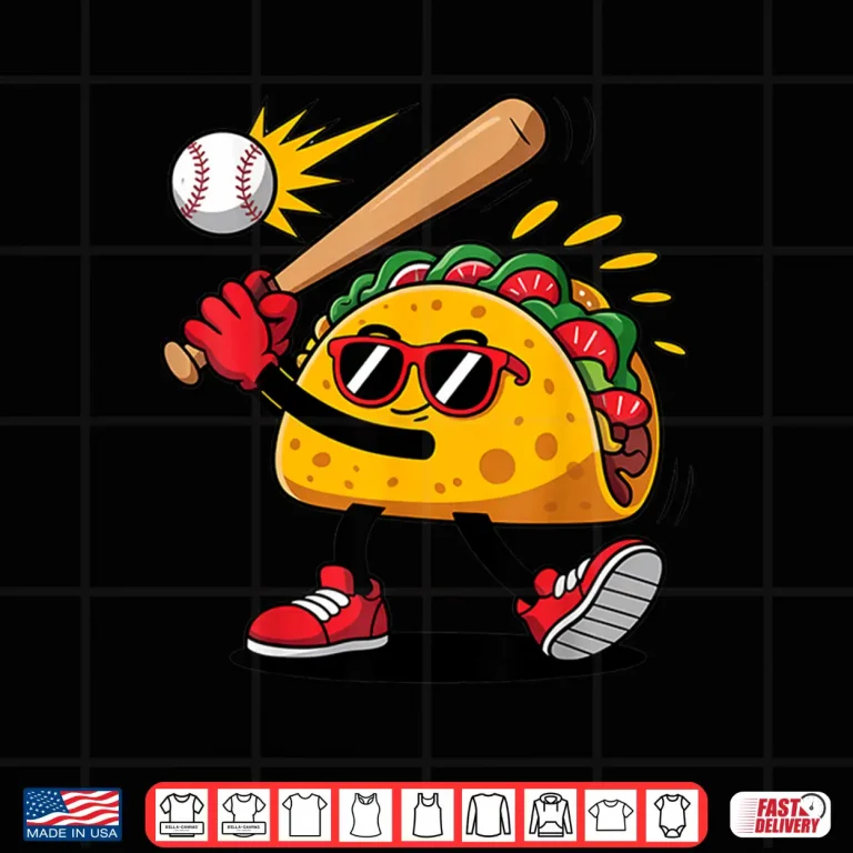 Design Taco Baseball Mexican Cinco de Mayo Men Kids Shirt