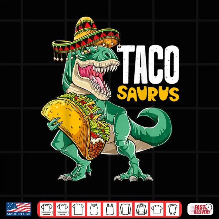 Design Tacosaurus Shirt Taco Cinco de Mayo Kids Boys Dinosaur T rex