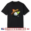 Cinco De Mayo Golf Ball With Sombrero And Margarita Golfer Shirt