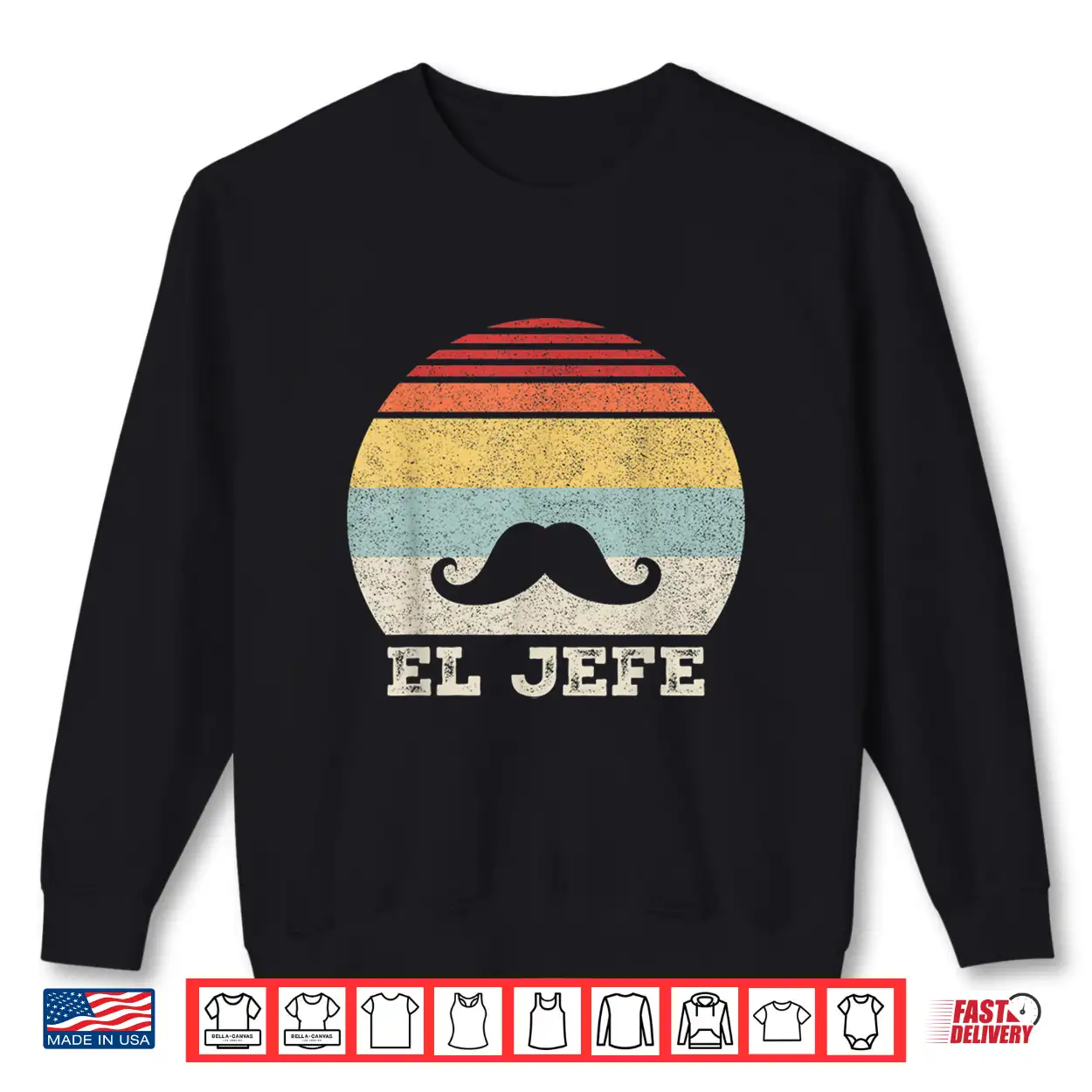 Retro El Jefe Shirt Funny Mexican Boss Funny Cinco De Mayo Shirt Retro El Jefe Shirt Funny Mexican Boss Funny Cinco De Mayo Shirt