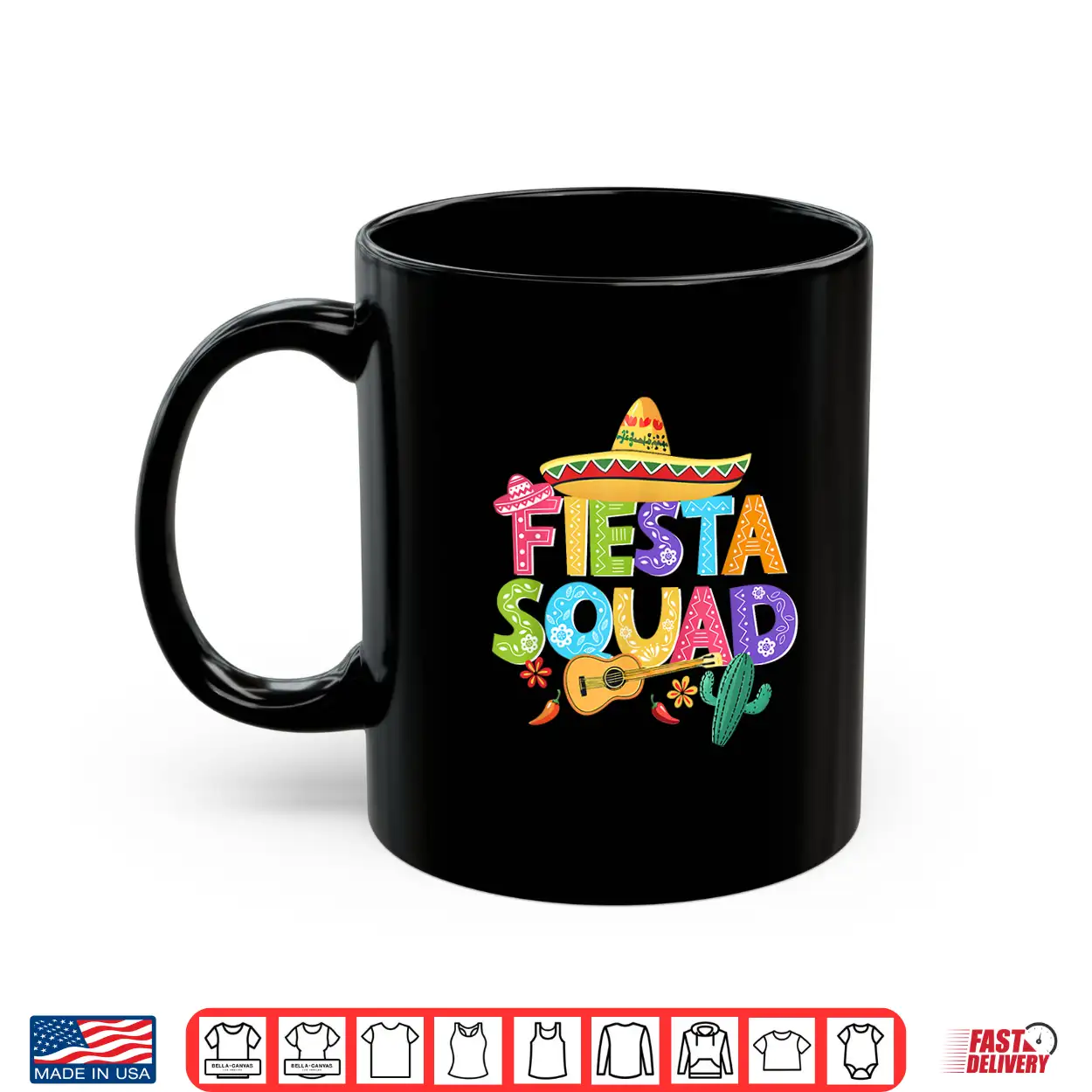 Fiesta Squad Cinco De Mayo Matching Family Mexican Party Shirt Fiesta Squad Cinco De Mayo Matching Family Mexican Party Shirt