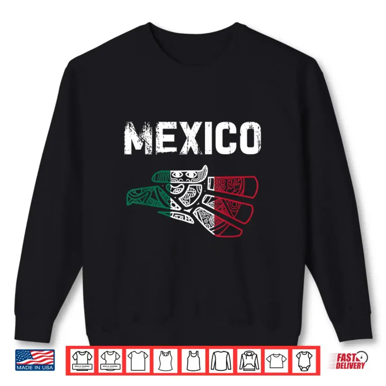 Sweatshirt Mexico Vintage Mexican Flag Pride Hecho en Mexico Jersey Shirt