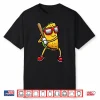 Taco Playing Baseball Mexican Cinco De Mayo Kids Men Shirt