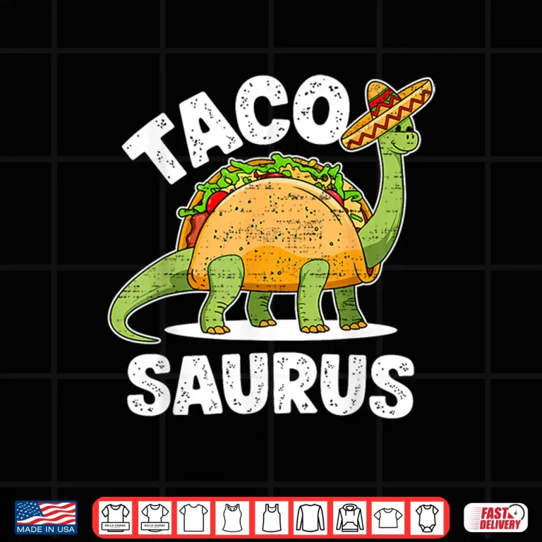 Design Taco T Rex Dinosaur Dino Cinco De Mayo Boys Toddlers Kids Shirt