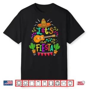 Cinco De Mayo Mexican Guitar Fiesta Cactus Shirt