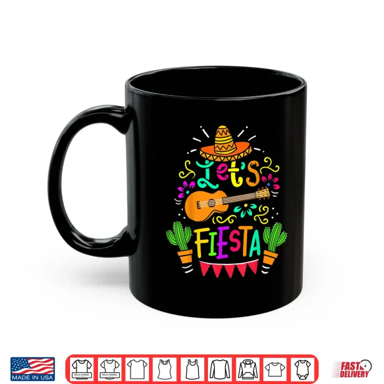 Mug Cinco De Mayo Mexican Guitar Fiesta Cactus Shirt