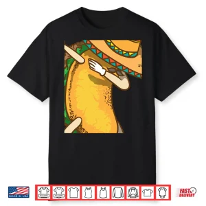 Dabbing Taco Sombrero Hoodie Taco Cinco De Mayo Addicts Gift