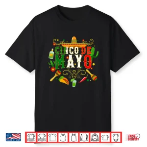 Fiesta Cinco De Mayo T Shirts Men Women Tshirt Taco Shirt