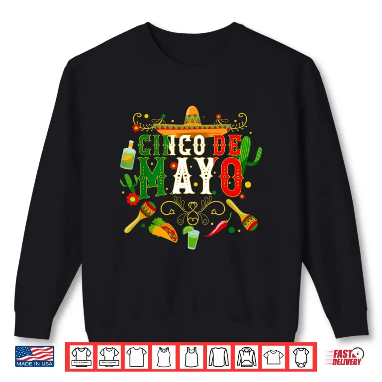 Sweatshirt Fiesta Cinco De Mayo T Shirts Men Women Tshirt Taco Shirt