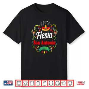 Let’S Fiesta Shirt Drinking Party San Antonio Cinco De Mayo Shirt