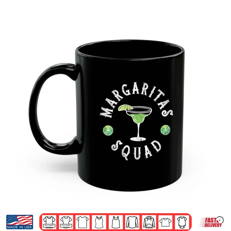 Mug Margarita Squad Funny Cinco de Mayo Men Women Lime Drinking Shirt