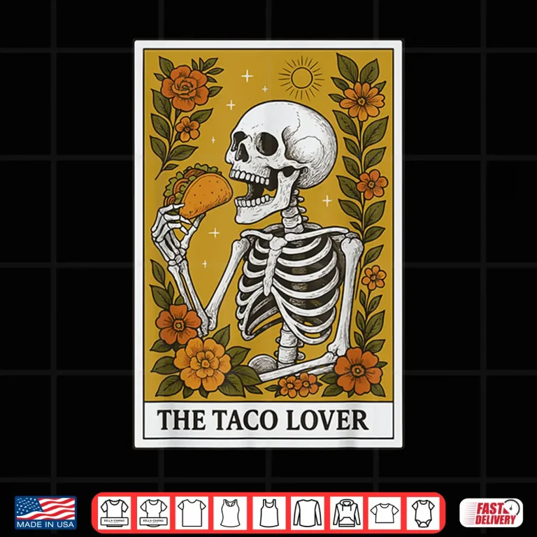 Design The Taco Lover Tarot Card Shirt