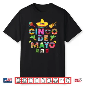 Cinco De Mayo For Mens Womens Kids Mexican Fiesta Cactus Shirt