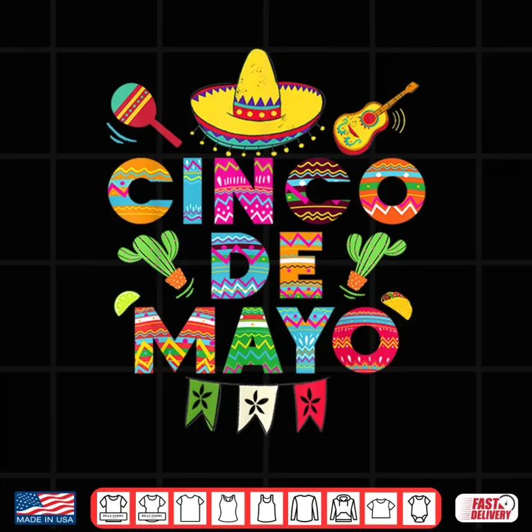 Design Cinco De Mayo for Mens Womens Kids Mexican Fiesta Cactus Shirt