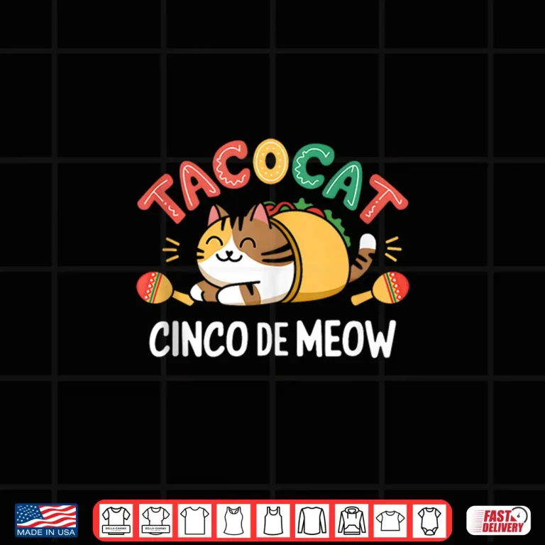 Design Taco Cat Boy Cinco De Meow Mexican Cinco De Mayo Cat Lovers Shirt