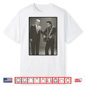 The King With The King Trump And Elvis Shirt