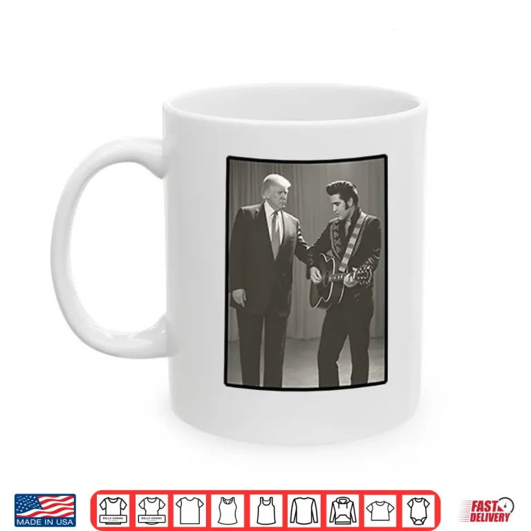 Mug The King With The King Trump And Elvis Shirt