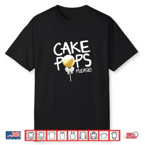 Baking Cake Pops Professional Minimalist Modern Graphic Shirt