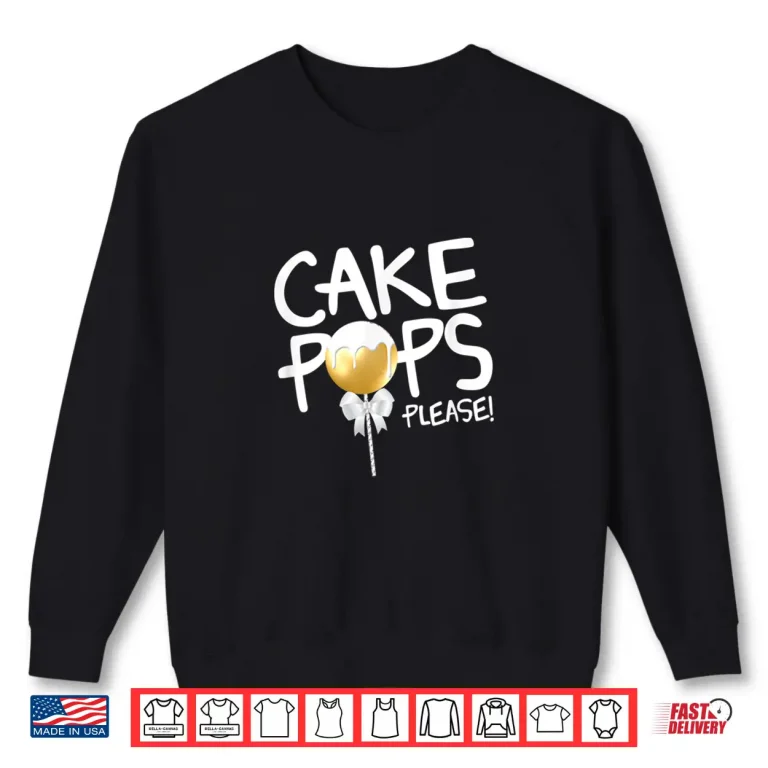 Sweatshirt Baking Cake Pops Professional Minimalist Modern Graphic Shirt