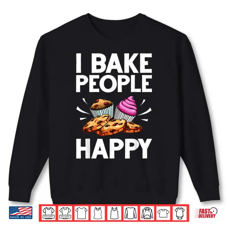 Sweatshirt Funny Baker Gift Food Cake Baking Pastry Chef Shirt
