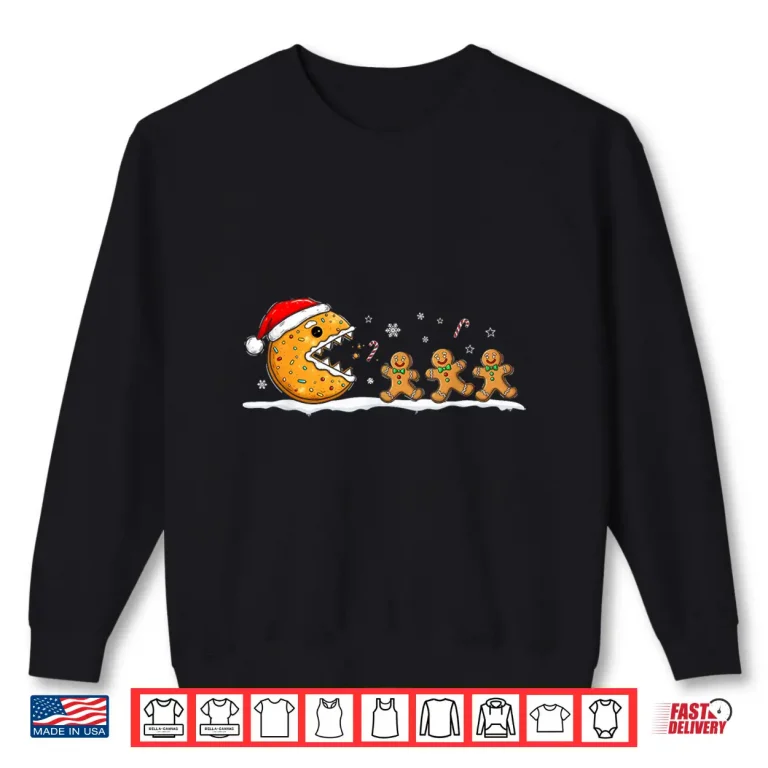 Sweatshirt Funny Gingerbread Christmas Cookie Baking Kids Shirt