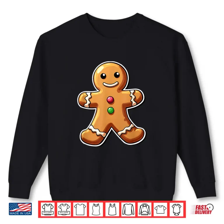 Sweatshirt Gingerbread Christmas Professional Graphic For All Ages Shirt