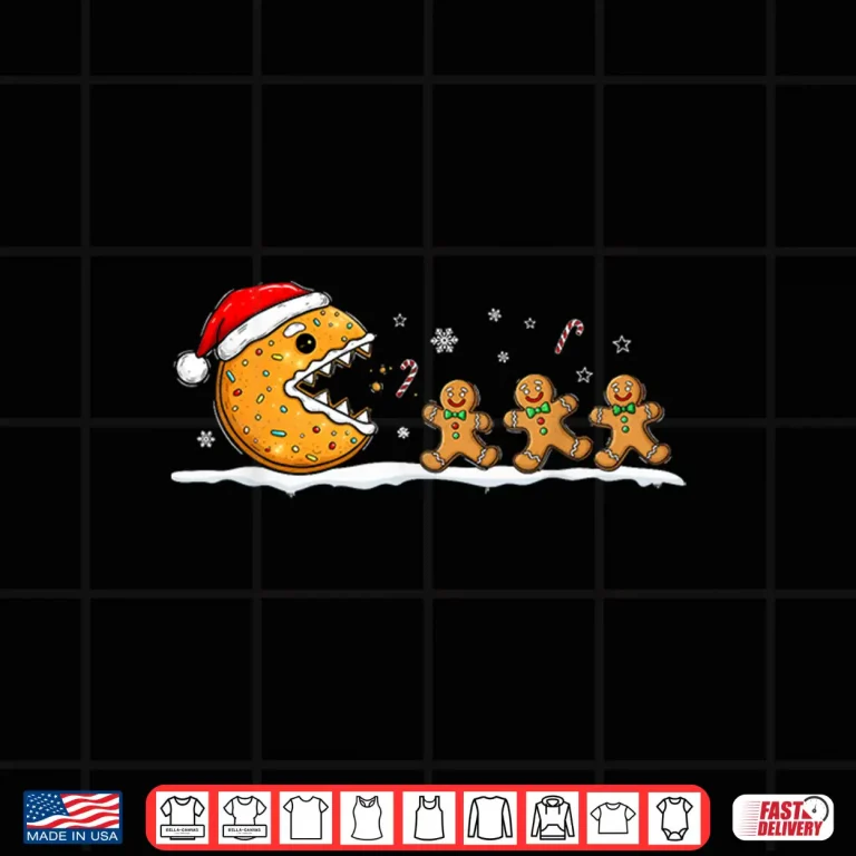Design Funny Gingerbread Christmas Cookie Baking Kids Shirt