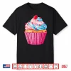Sweets Pink Cupcake Lovers Sprinkles Pattern Dessert Shirt