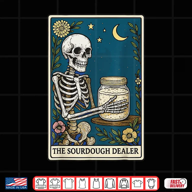 Design The Sourdough Dealer Tarot Card Professional Graphic Shirt