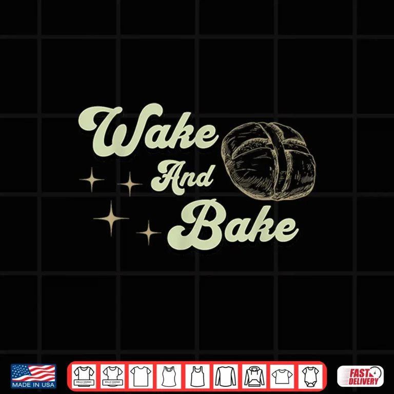 Design Wake And Bake Retro Baking Professional Women Shirt